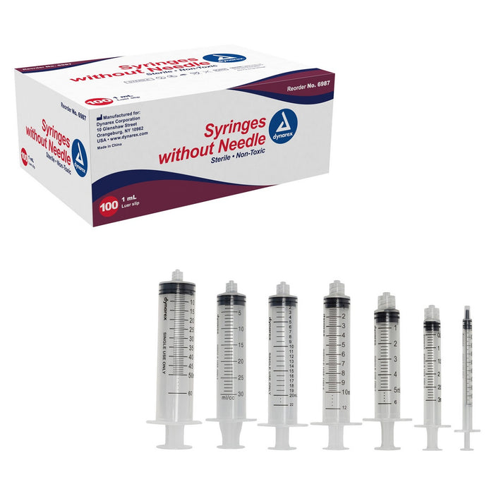 Syringes Without Needle, Luer Lock