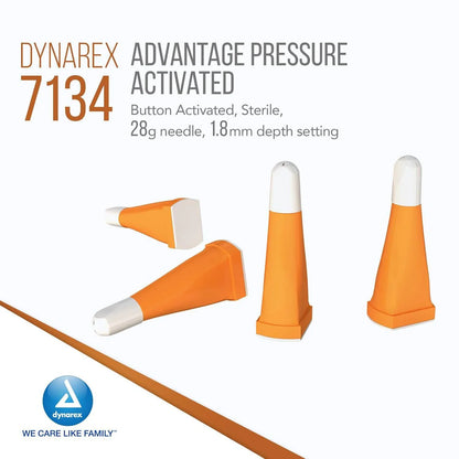 Advantage Pressure Activated Safety Lancets
