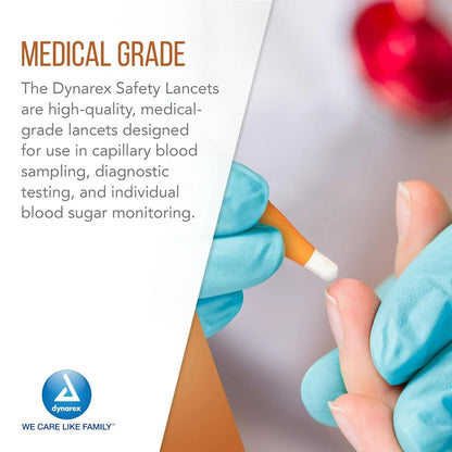 Advantage Pressure Activated Safety Lancets