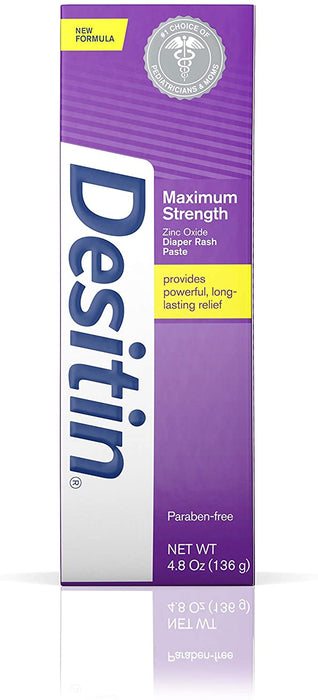 DESITIN Maximum Strength Original Paste, 4 oz Tube