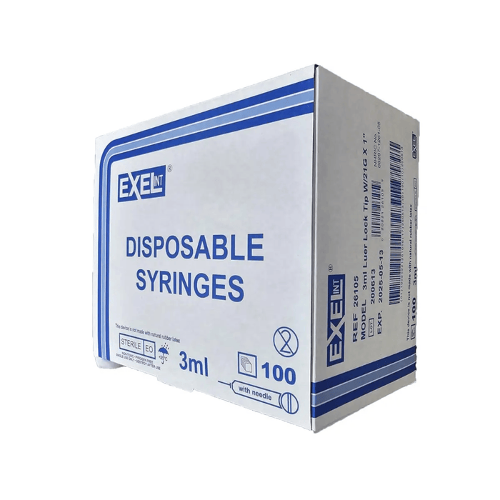3 mL Low Dead Space Syringe with Luer Lock Tip