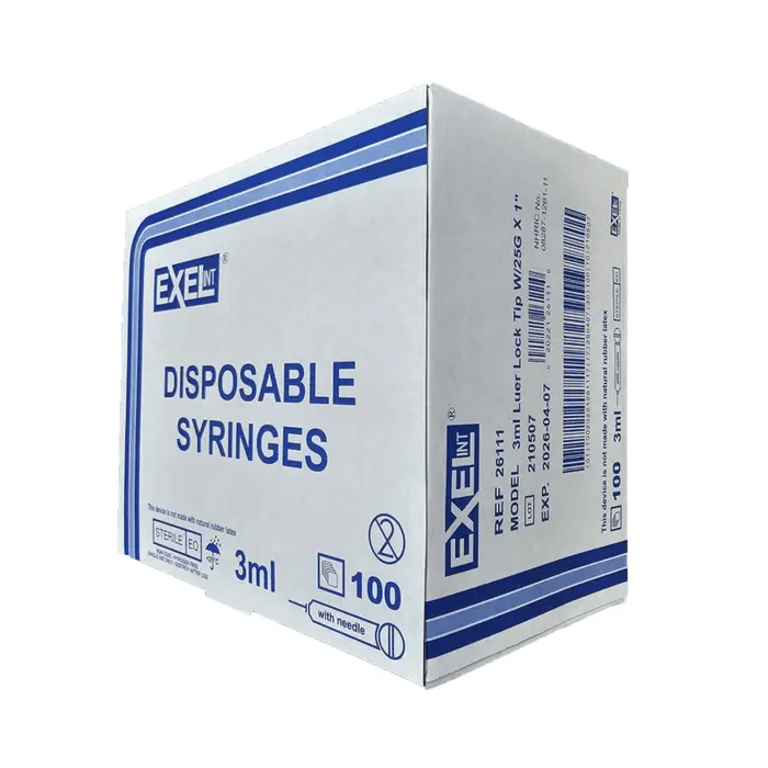 3 mL Low Dead Space Syringe with Luer Lock Tip