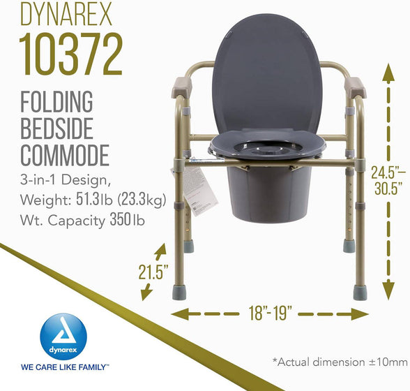 Folding Bedside Commode