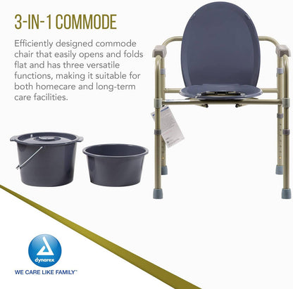 Folding Bedside Commode