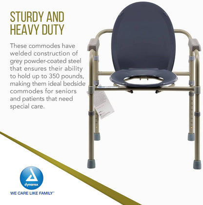 Folding Bedside Commode