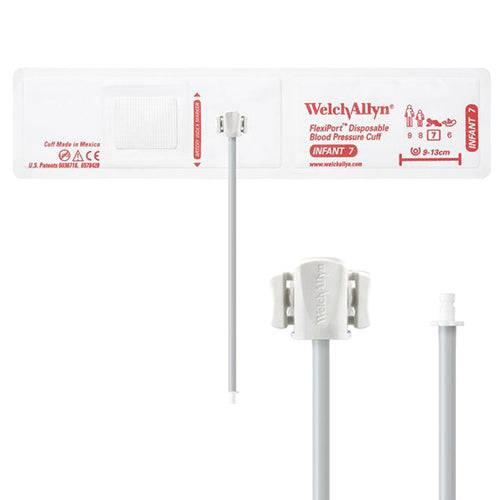 FlexiPort Disposable Pediatric BP Cuffs with 1 Tube and Connector