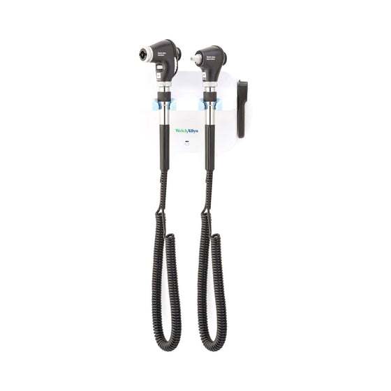 Green Series 777 Integrated Wall System with PanOptic Plus Ophthalmoscope and MacroView Plus Otoscope