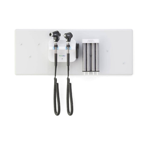 Green Series 777 Integrated Wall System with PanOptic Plus Ophthalmoscope and MacroView Plus Otoscope