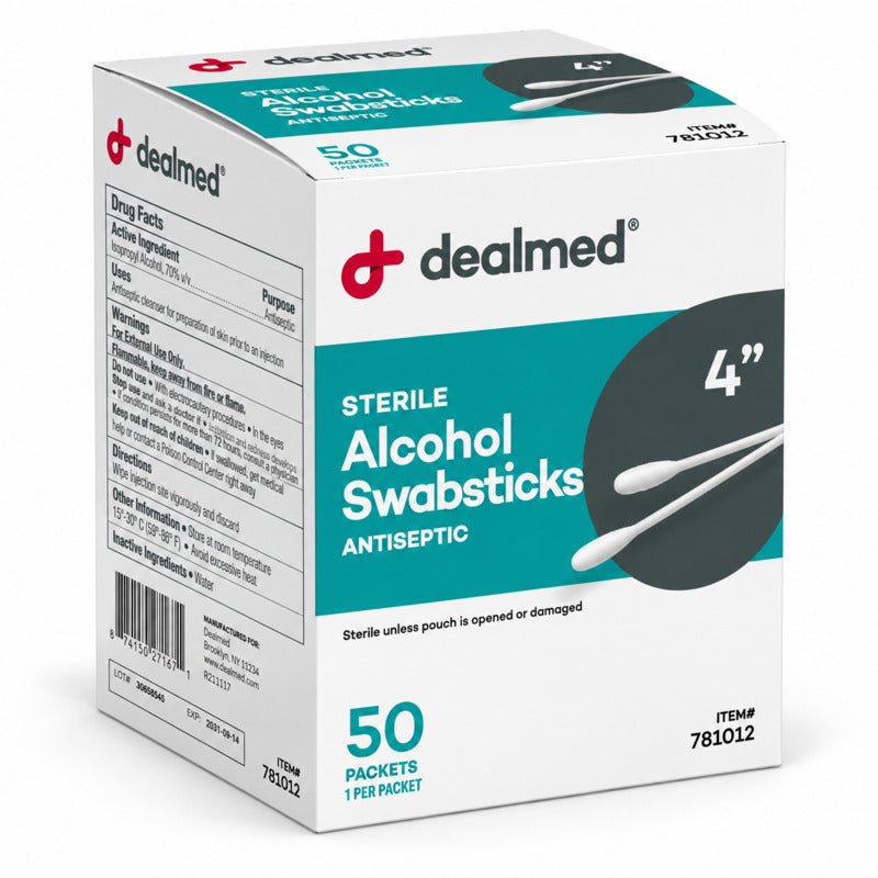 Antiseptic Alcohol Swabsticks