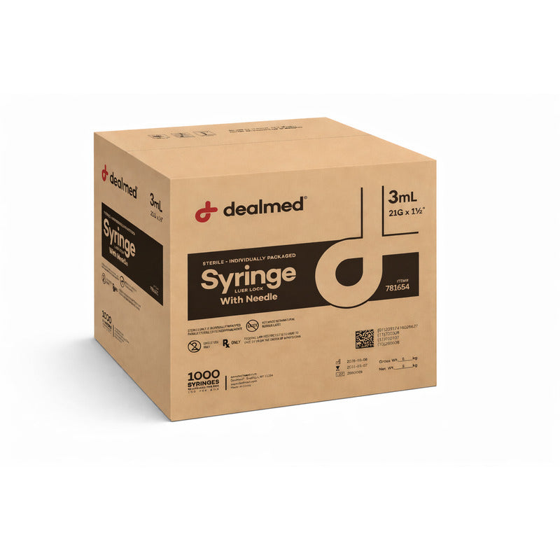 3 mL Syringes with Luer Lock Needle