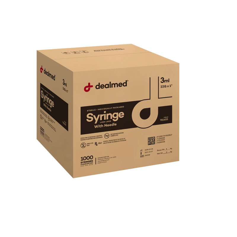 3 mL Syringes with Luer Lock Needle