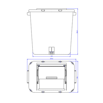 Sharps Containers with Slidable Lid Opening