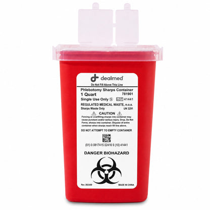 Sharps Containers with Flip Lid Opening