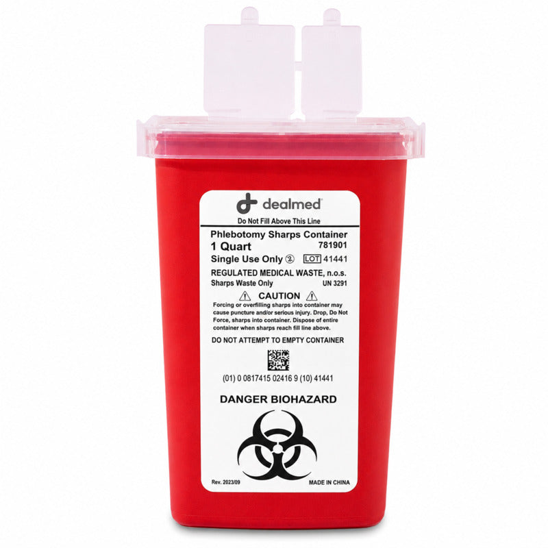 Sharps Containers with Flip Lid Opening – MedicalRite