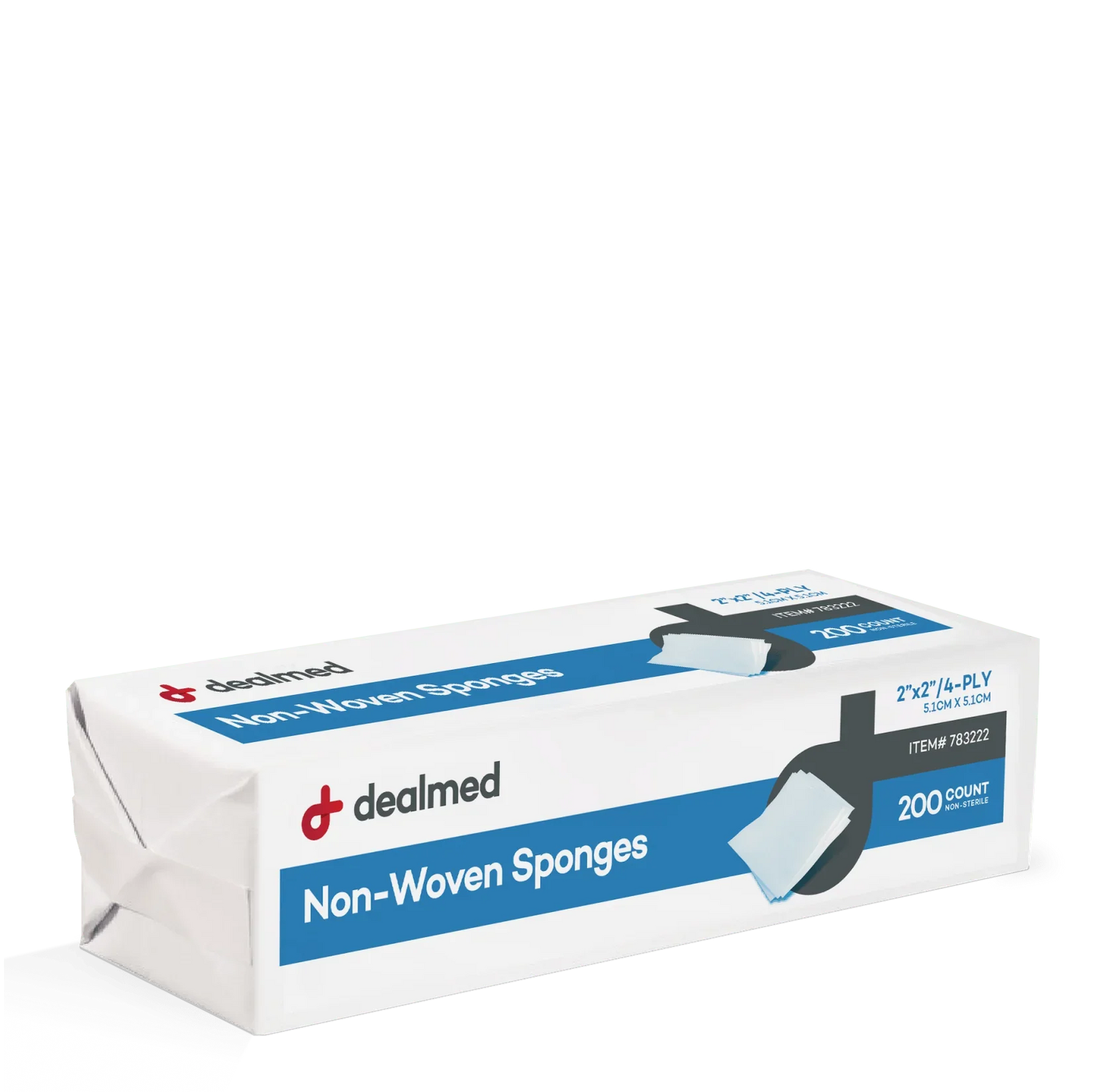 Non-Woven Gauze Sponges, Non-Sterile, 4 in. x 4 in., 4-Ply