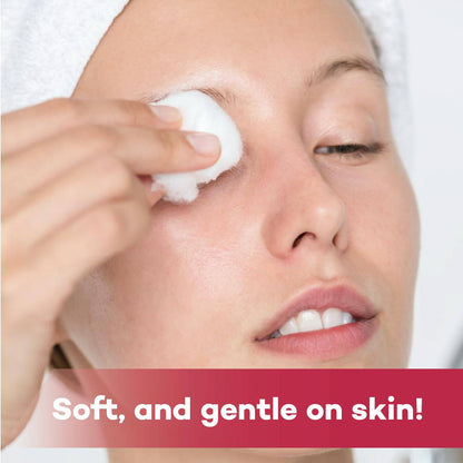 100% Cotton Balls - Medium-Sized, Non-Sterile, Resealable Bag for Versatile Use