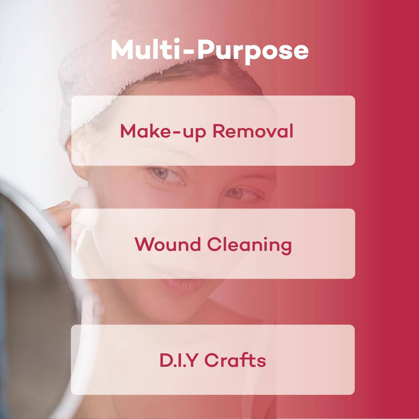 100% Cotton Balls - Medium-Sized, Non-Sterile, Resealable Bag for Versatile Use