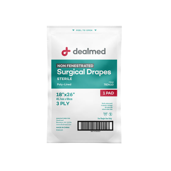 Non-Fenestrated Surgical Drapes