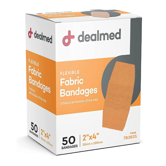 Fabric Adhesive Bandages 2" x 4"