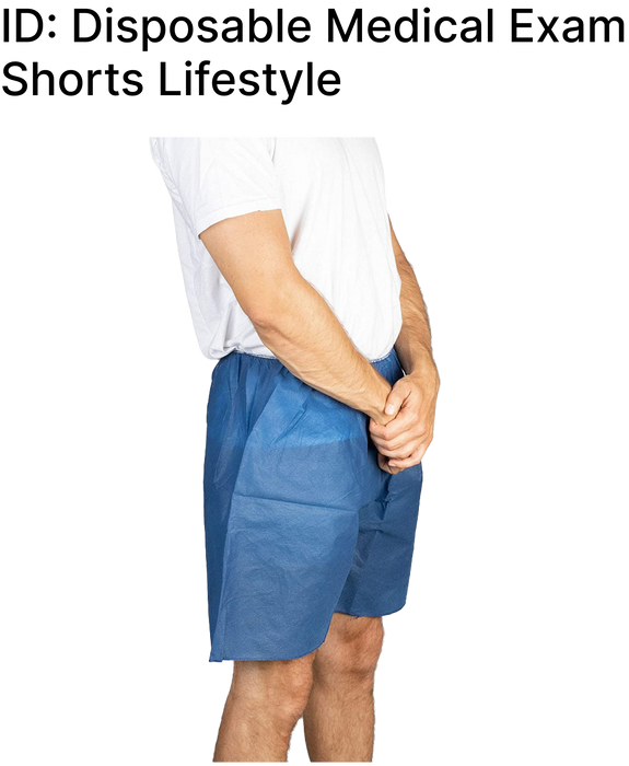 Disposable Medical Exam Shorts: Comfortable & Hygienic with Elastic Waistband