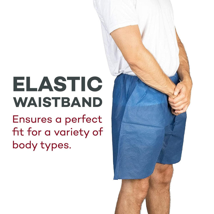 Disposable Medical Exam Shorts: Comfortable & Hygienic with Elastic Waistband