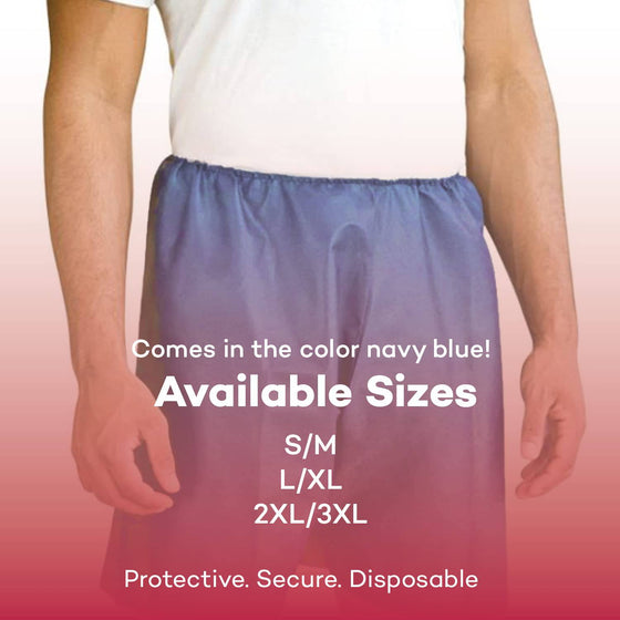 Non-Woven Exam Shorts: Comfortable & Hygienic with Elastic Waistband