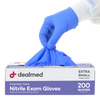 Blue Nitrile Exam Gloves