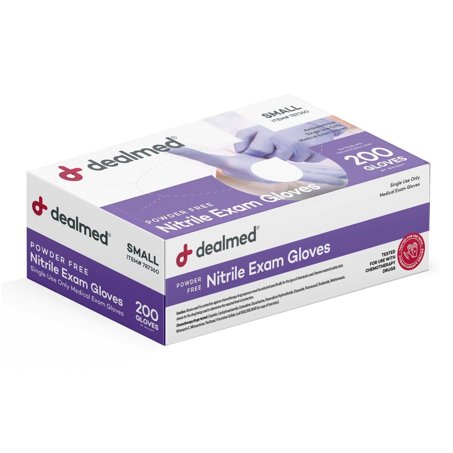 Blue Nitrile Exam Gloves - 200s Count