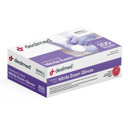 Blue Nitrile Exam Gloves - 200s Count
