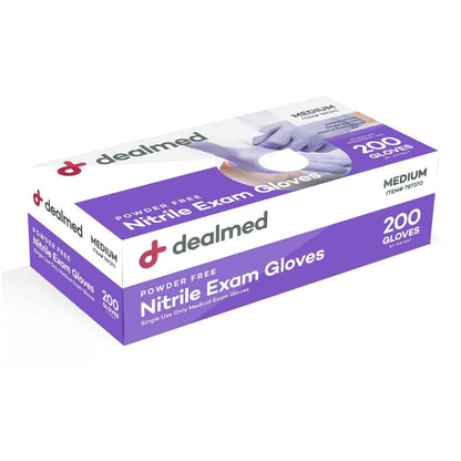 Blue Nitrile Exam Gloves - 200s Count