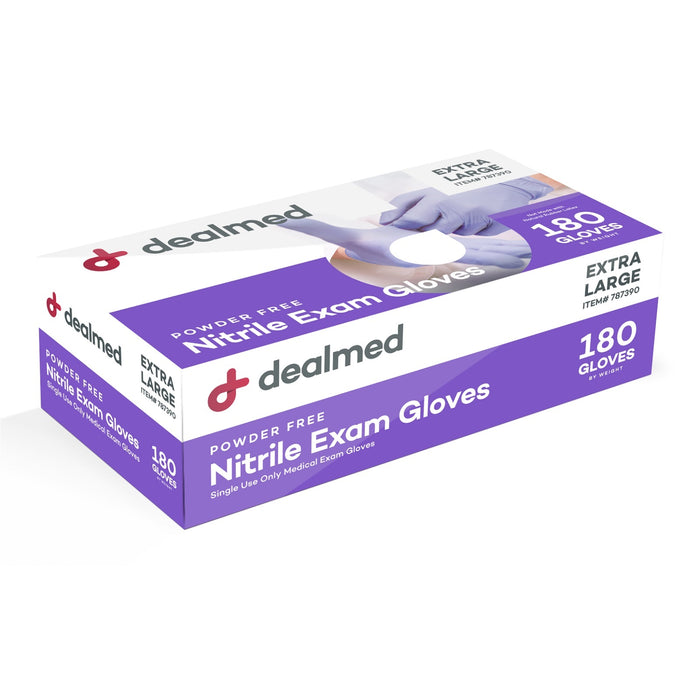 Blue Nitrile Exam Gloves, X-Small