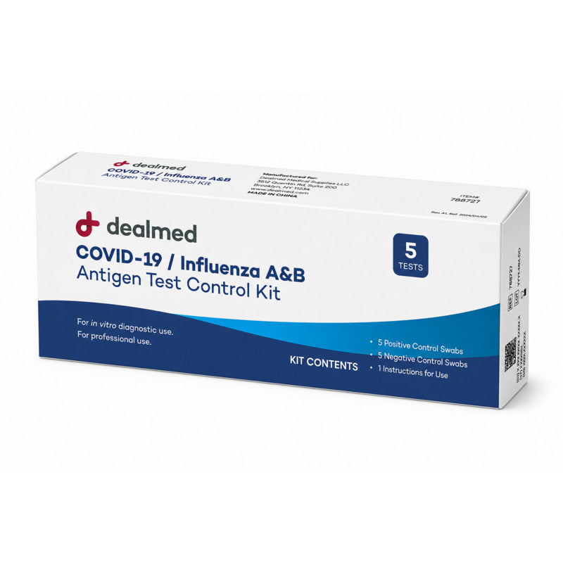 Control Kit for Dealmed's COVID-19/Influenza A&B