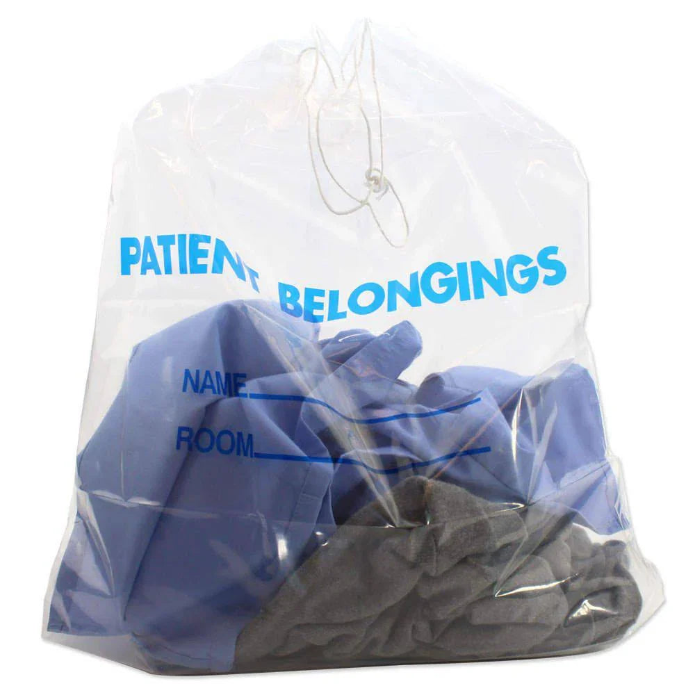 Patient Belongings Bag Drawstring