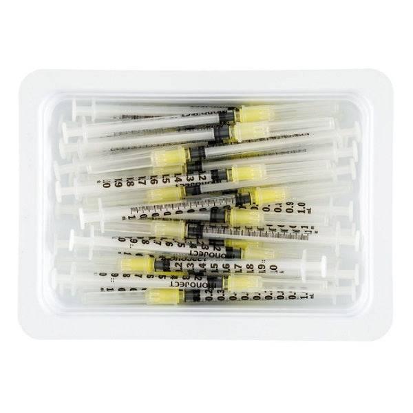 Allergy Tray with 1cc Monoject Needle