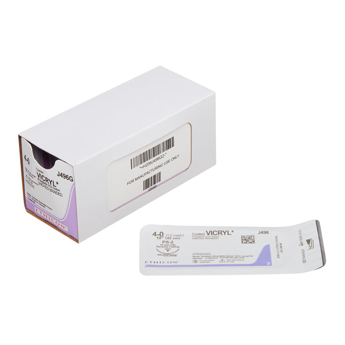 PS-2 Vicryl Suture with Undyed Braided