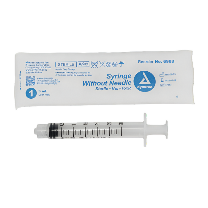 Syringes Without Needle, Luer Lock