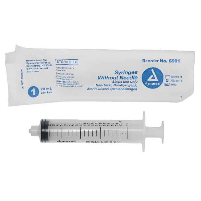 Syringes Without Needle, Luer Lock