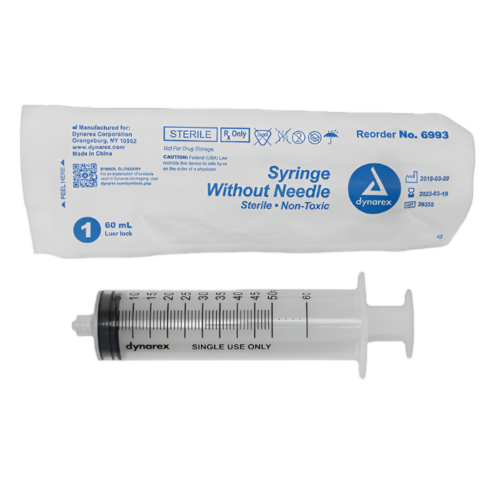 Syringes Without Needle, Luer Lock