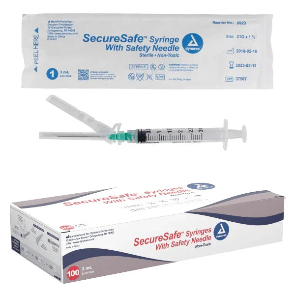 SecureSafe Syringe With Safety Needle – MedicalRite