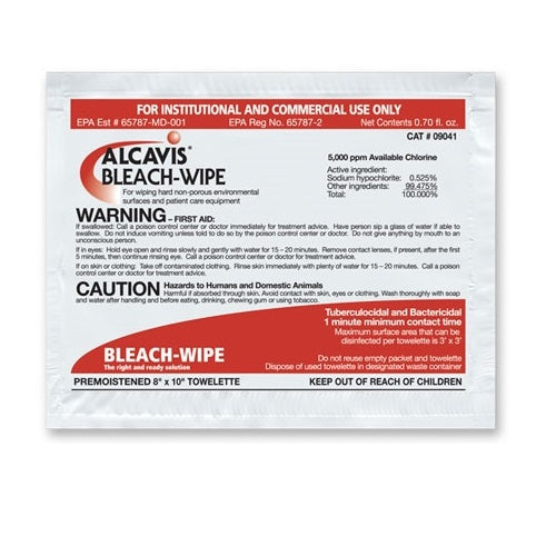 Alcavis Bleach Wipes