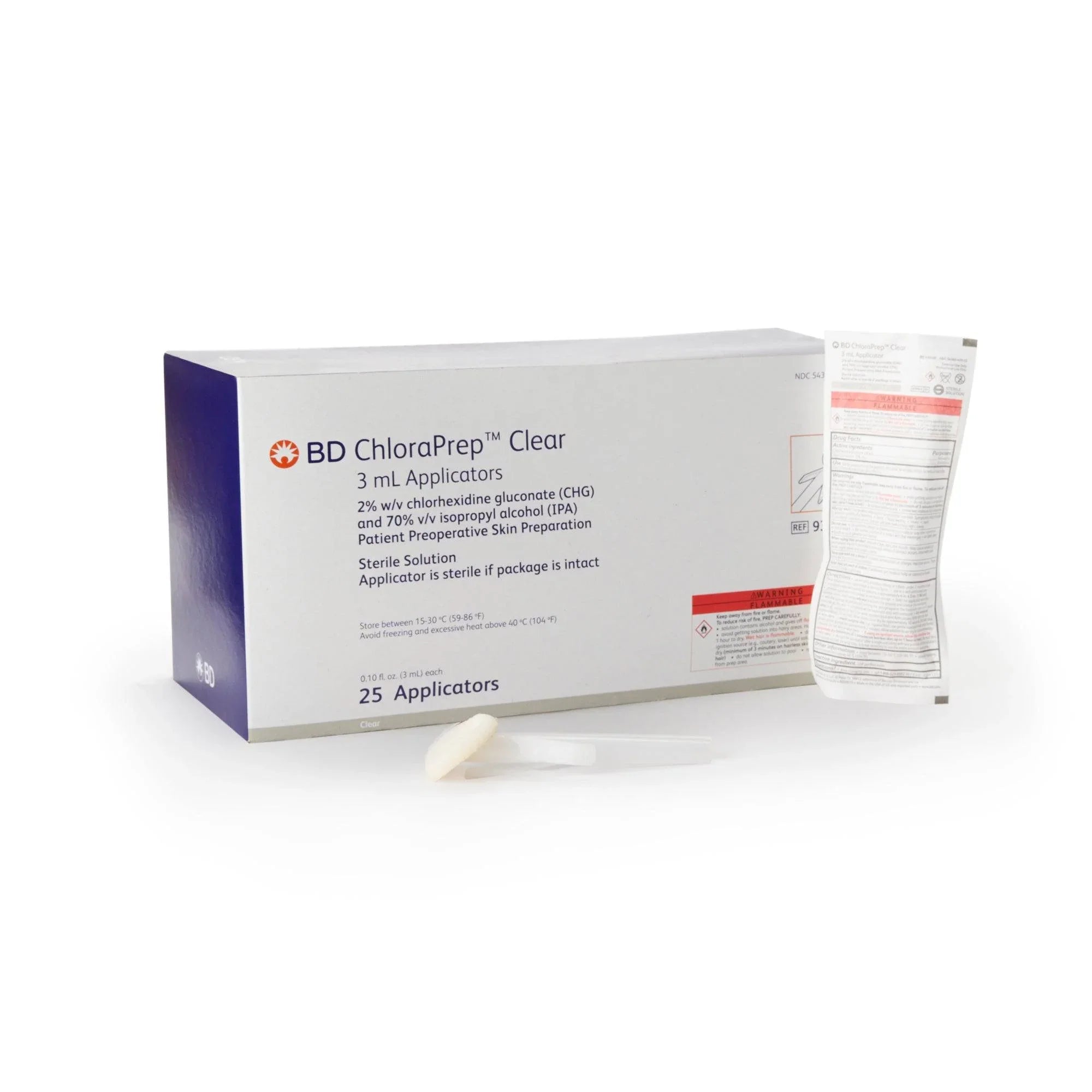 ChloraPrep Clear Applicator with Sterile Solution – MedicalRite