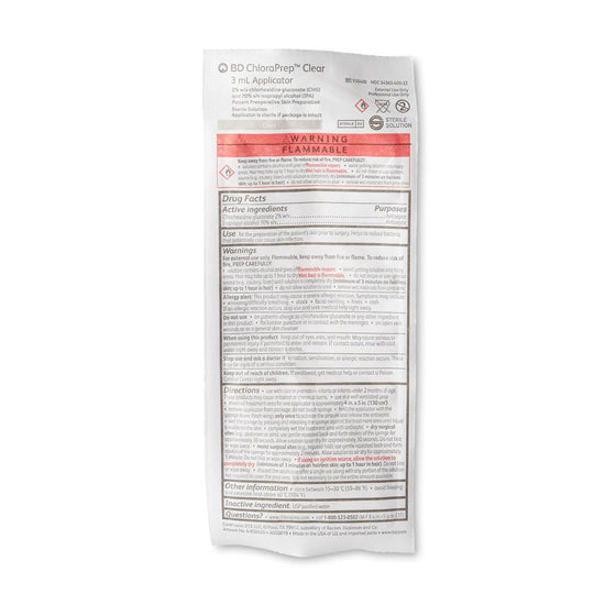 ChloraPrep Clear Applicator with Sterile Solution