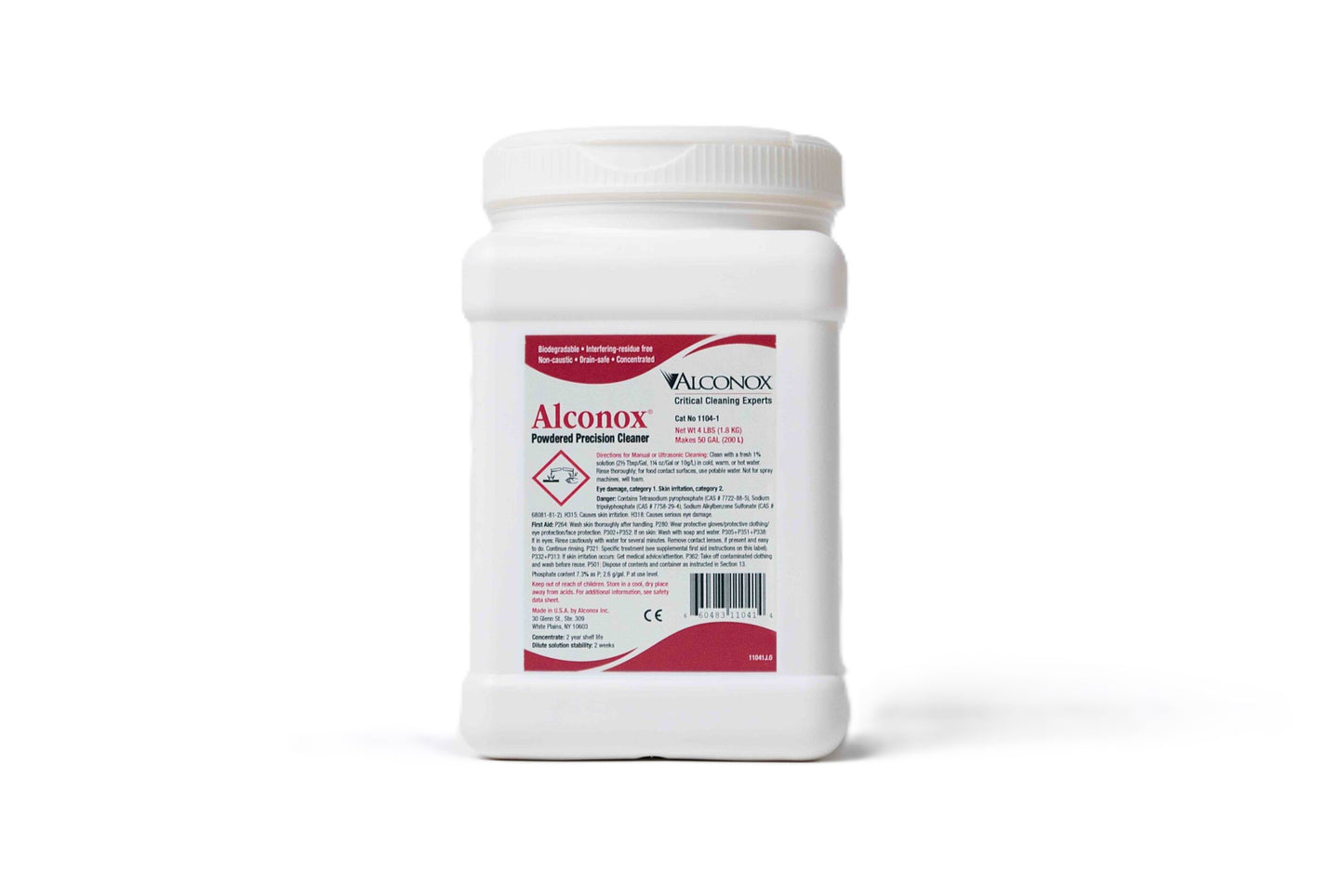 Alconox Powdered Precision Cleaner Detergent