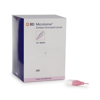 Microcontainer Contact-Activated Lancet
