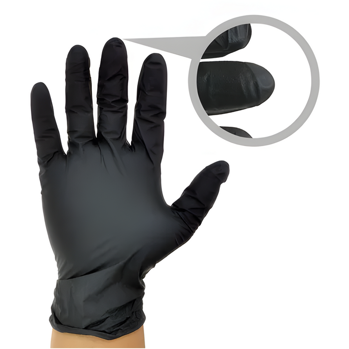 Black Nitrile Exam Gloves