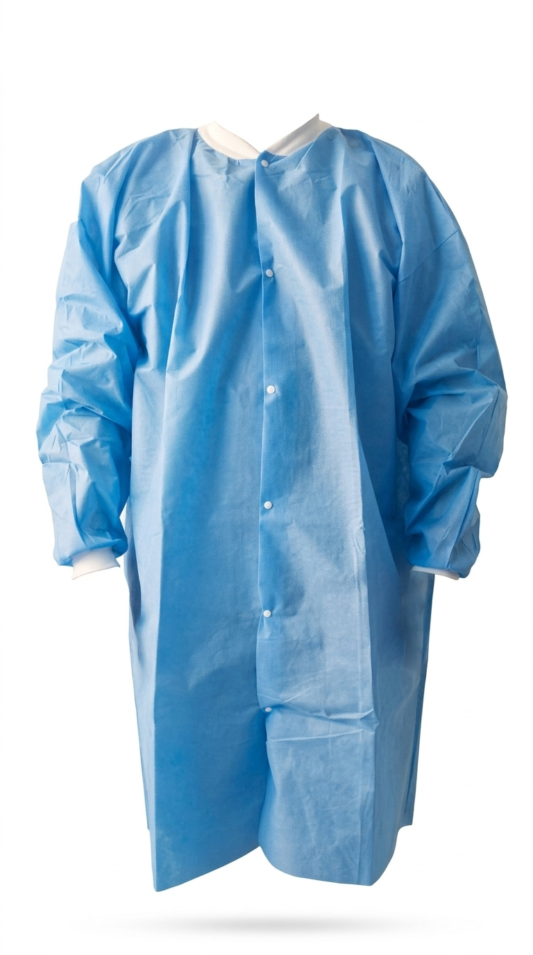 Disposable Blue SMS Lab Coat