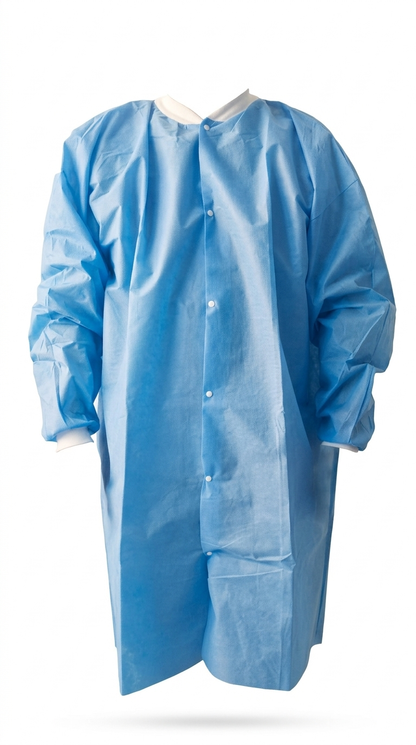 Disposable Blue SMS Lab Coat