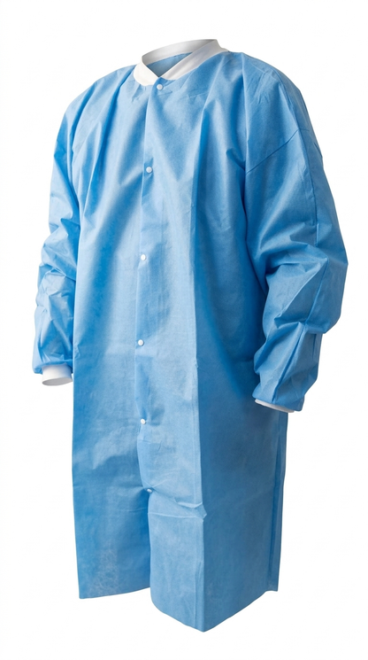 Disposable Blue SMS Lab Coat