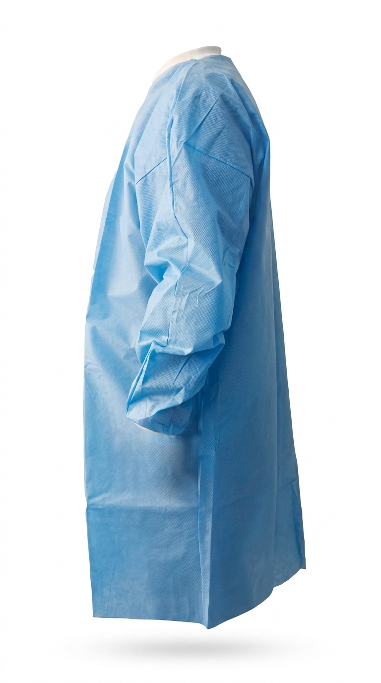 Disposable Blue SMS Lab Coat