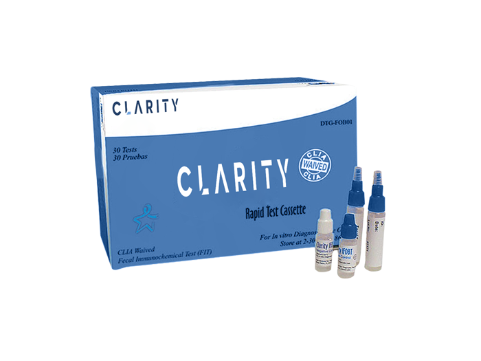 Clarity Fecal Occult iFOB Test Cassette Kit